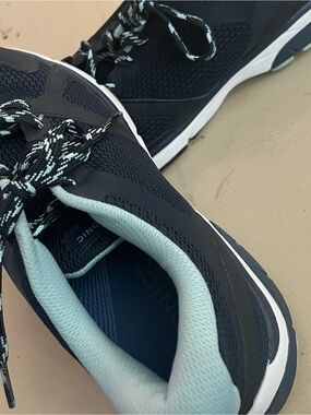 Navy and Light Blue Vionic Athletic Sneakers